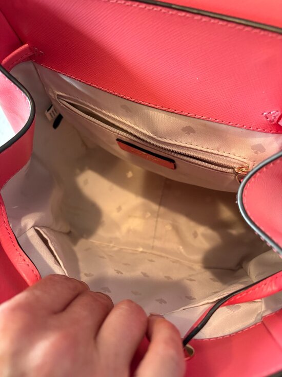Kate Spade Lizzie Garden Pink Medium Flap Backpack main image 7